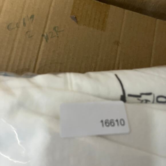 Rome Pays Off Hoodie Mens Size S White Graphic Jean Michel Basquiat Art Pullover - Picture 9 of 9